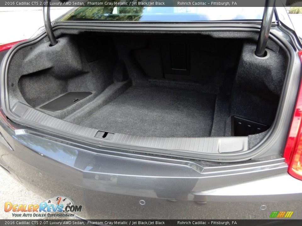 2016 Cadillac CTS 2.0T Luxury AWD Sedan Phantom Gray Metallic / Jet Black/Jet Black Photo #22