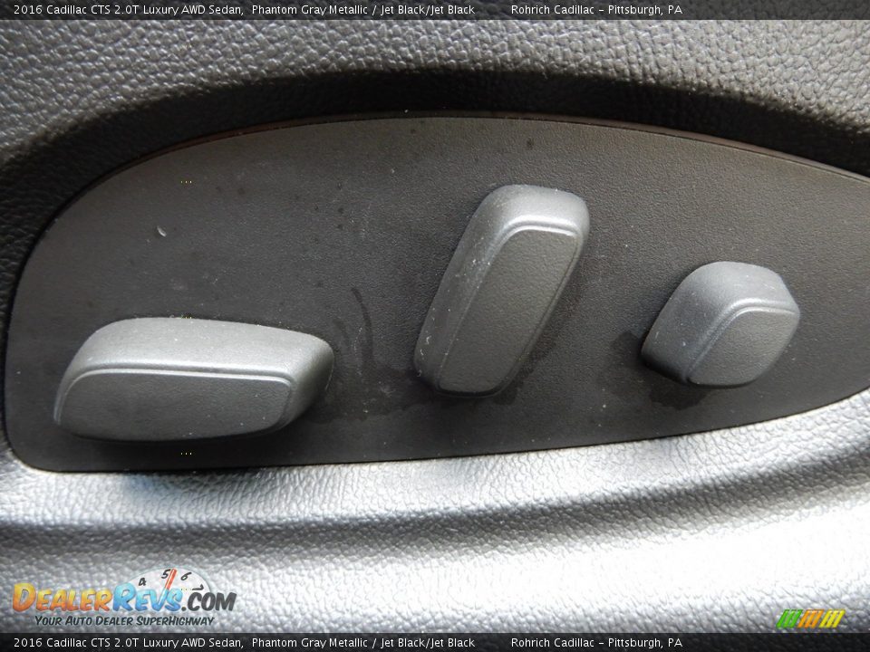 2016 Cadillac CTS 2.0T Luxury AWD Sedan Phantom Gray Metallic / Jet Black/Jet Black Photo #23