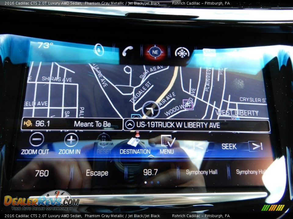 2016 Cadillac CTS 2.0T Luxury AWD Sedan Phantom Gray Metallic / Jet Black/Jet Black Photo #24