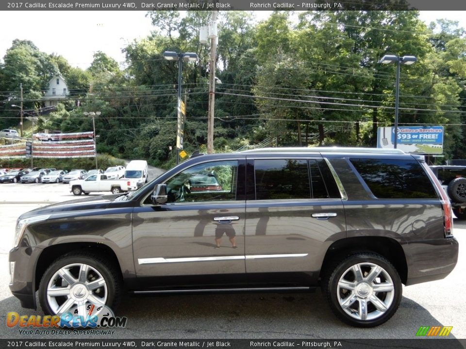 2017 Cadillac Escalade Premium Luxury 4WD Dark Granite Metallic / Jet Black Photo #2