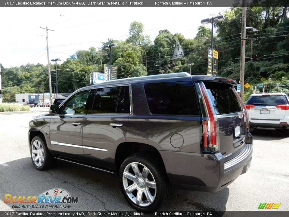2017 Cadillac Escalade Premium Luxury 4WD Dark Granite Metallic / Jet Black Photo #3