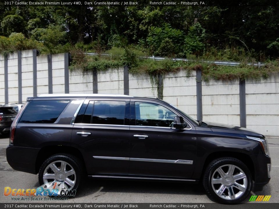 2017 Cadillac Escalade Premium Luxury 4WD Dark Granite Metallic / Jet Black Photo #6