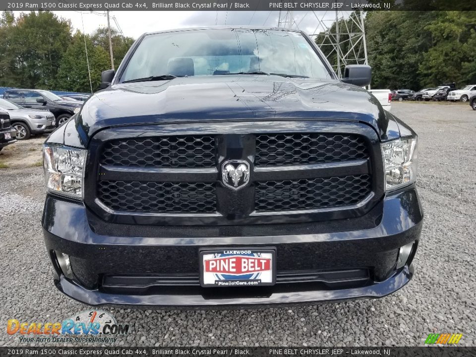 2019 Ram 1500 Classic Express Quad Cab 4x4 Brilliant Black Crystal Pearl / Black Photo #2