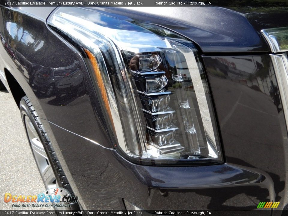 2017 Cadillac Escalade Premium Luxury 4WD Dark Granite Metallic / Jet Black Photo #10