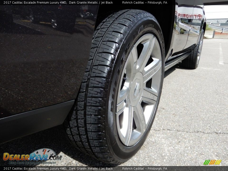 2017 Cadillac Escalade Premium Luxury 4WD Dark Granite Metallic / Jet Black Photo #12