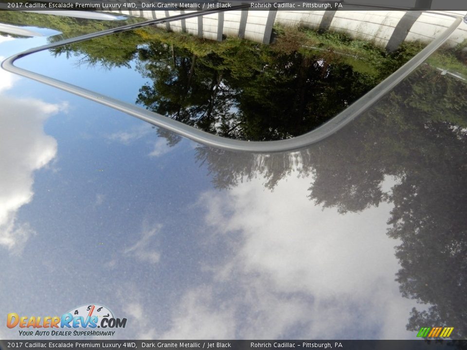 2017 Cadillac Escalade Premium Luxury 4WD Dark Granite Metallic / Jet Black Photo #14
