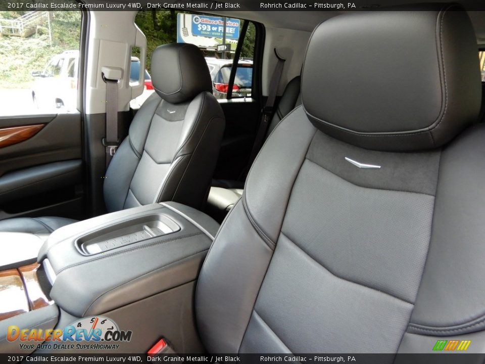 2017 Cadillac Escalade Premium Luxury 4WD Dark Granite Metallic / Jet Black Photo #17