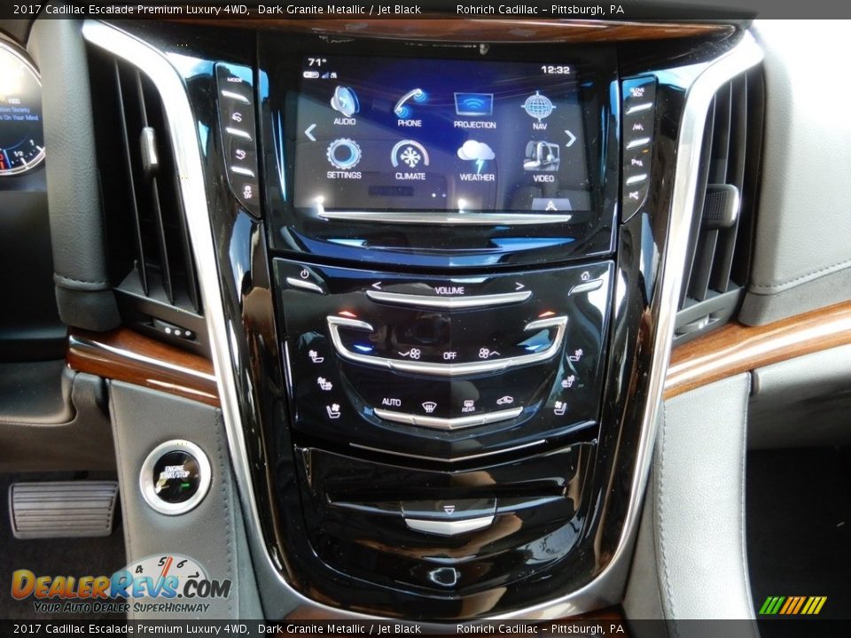 2017 Cadillac Escalade Premium Luxury 4WD Dark Granite Metallic / Jet Black Photo #18
