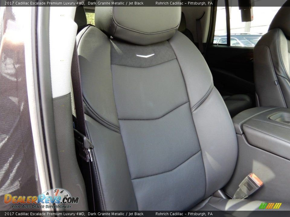 2017 Cadillac Escalade Premium Luxury 4WD Dark Granite Metallic / Jet Black Photo #19