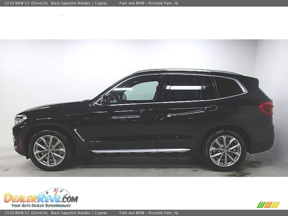 2018 BMW X3 xDrive30i Black Sapphire Metallic / Cognac Photo #2