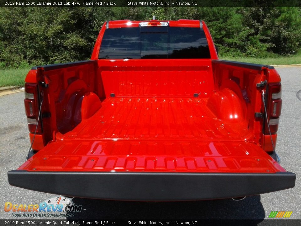2019 Ram 1500 Laramie Quad Cab 4x4 Flame Red / Black Photo #13