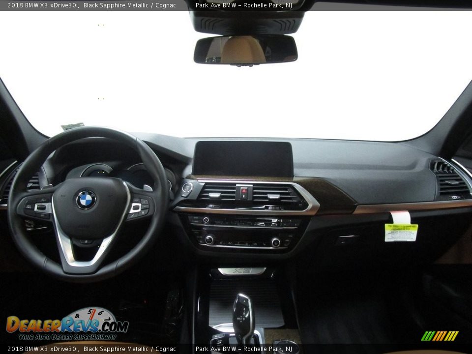 2018 BMW X3 xDrive30i Black Sapphire Metallic / Cognac Photo #25