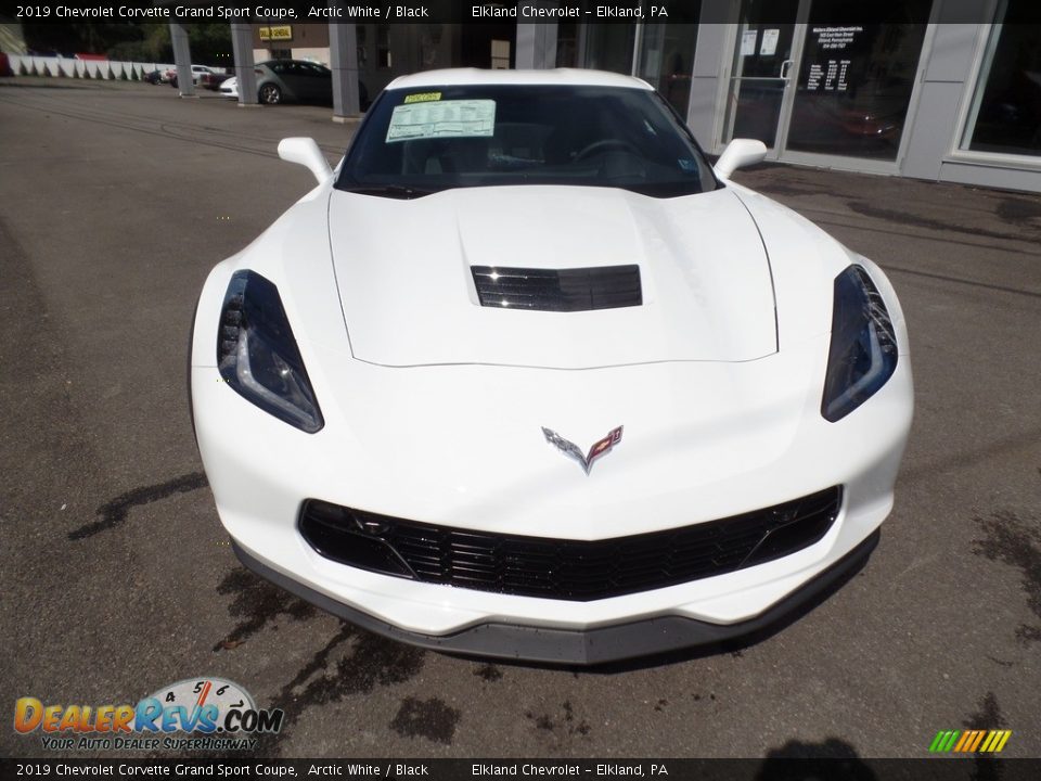 2019 Chevrolet Corvette Grand Sport Coupe Arctic White / Black Photo #3