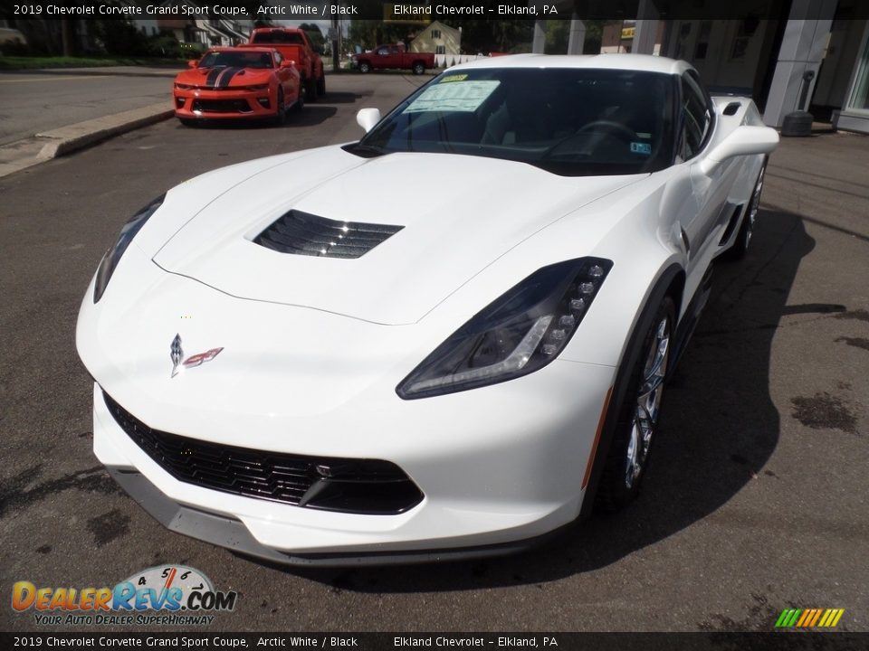 2019 Chevrolet Corvette Grand Sport Coupe Arctic White / Black Photo #4