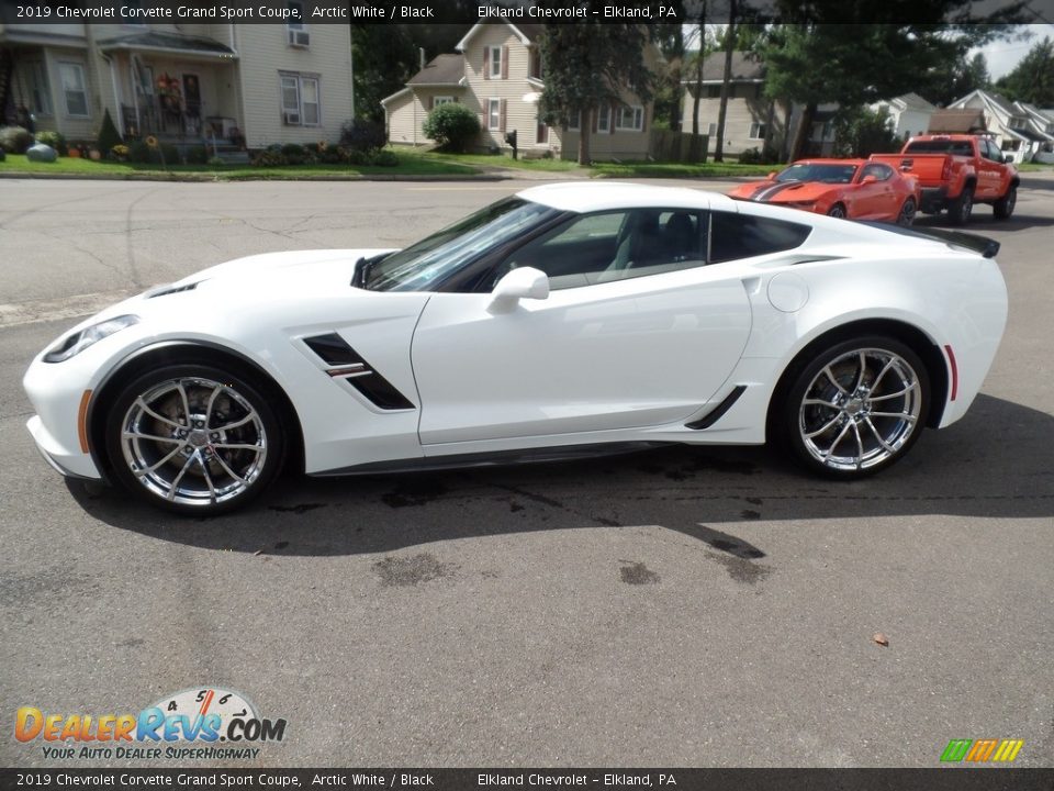 2019 Chevrolet Corvette Grand Sport Coupe Arctic White / Black Photo #6