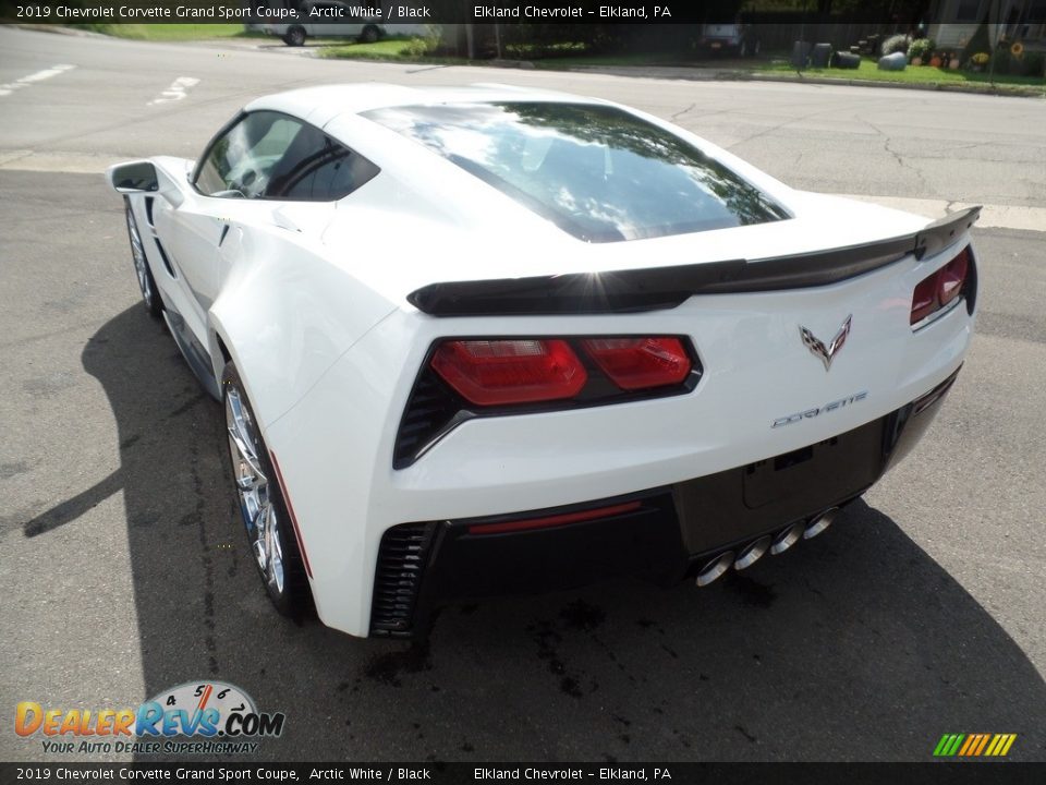 2019 Chevrolet Corvette Grand Sport Coupe Arctic White / Black Photo #8