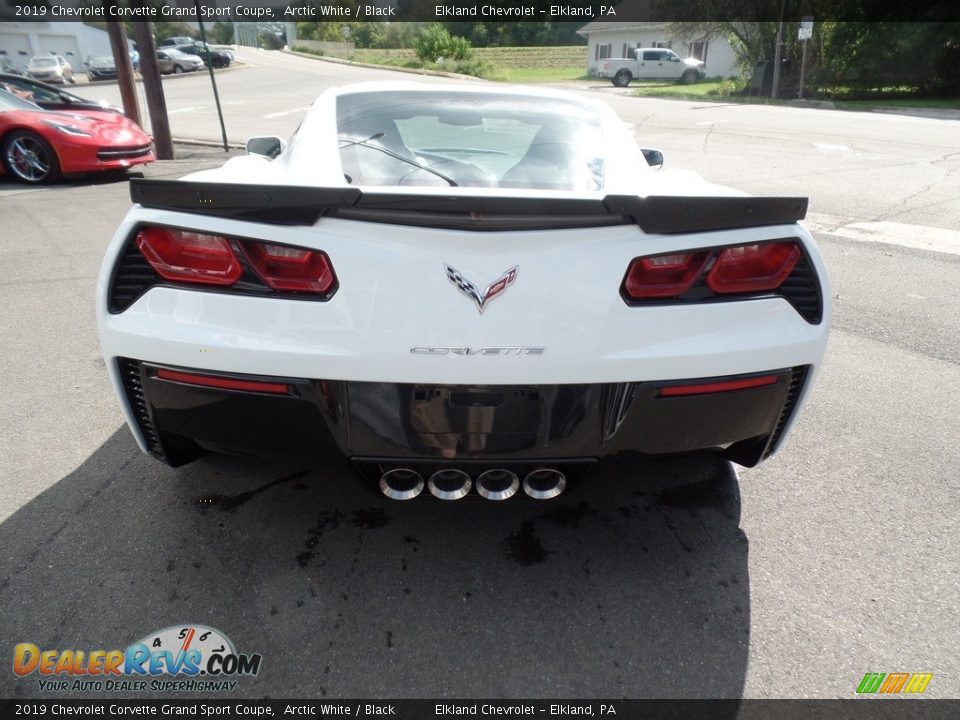 2019 Chevrolet Corvette Grand Sport Coupe Arctic White / Black Photo #9