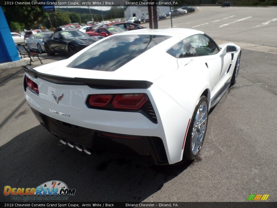 2019 Chevrolet Corvette Grand Sport Coupe Arctic White / Black Photo #10