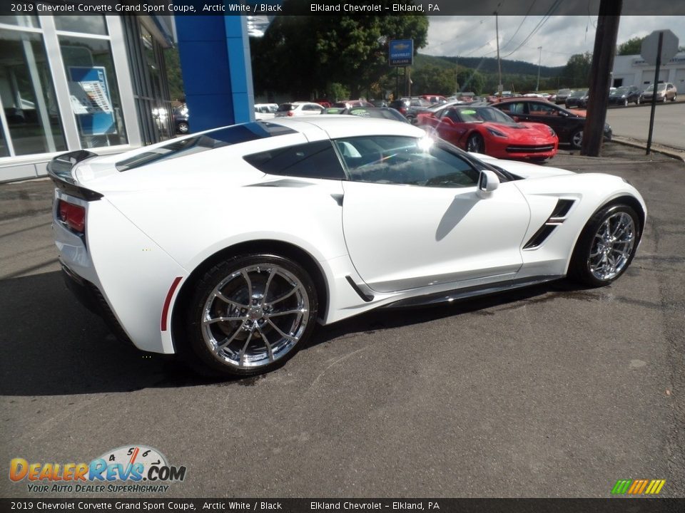 2019 Chevrolet Corvette Grand Sport Coupe Arctic White / Black Photo #11