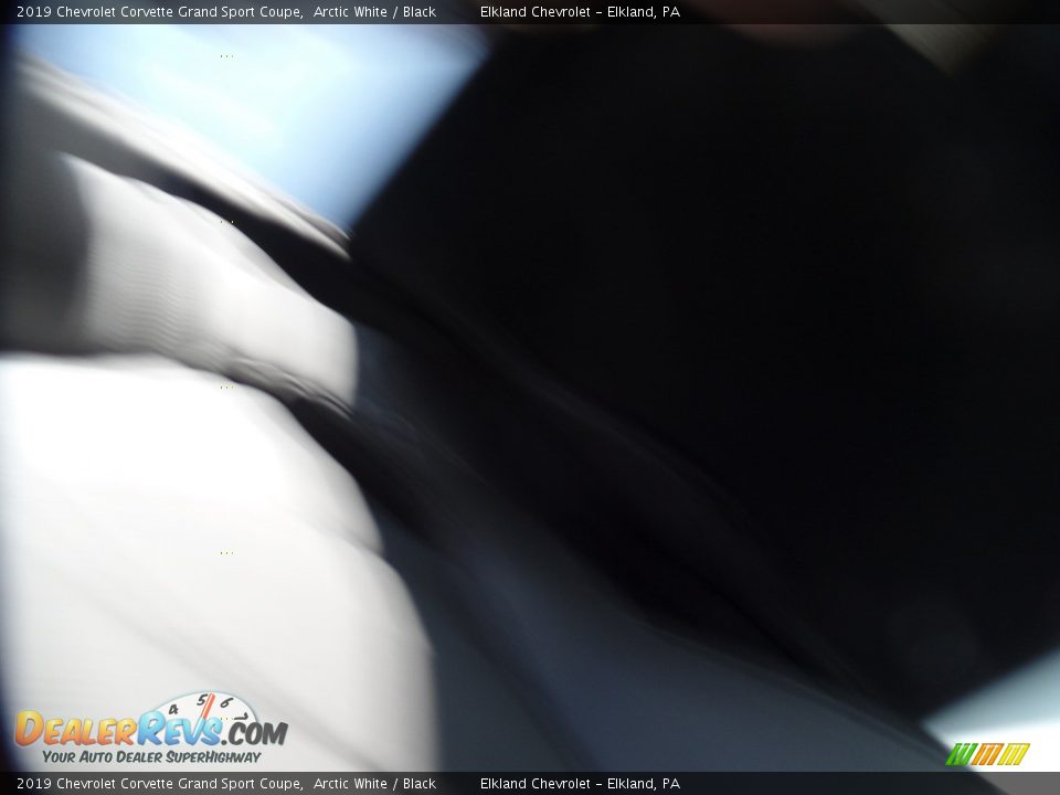2019 Chevrolet Corvette Grand Sport Coupe Arctic White / Black Photo #12