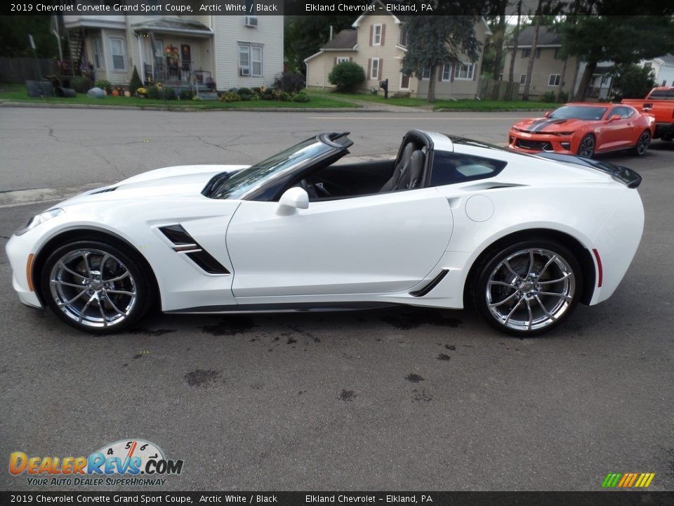 2019 Chevrolet Corvette Grand Sport Coupe Arctic White / Black Photo #13