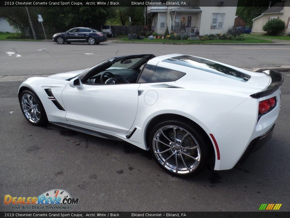 2019 Chevrolet Corvette Grand Sport Coupe Arctic White / Black Photo #14