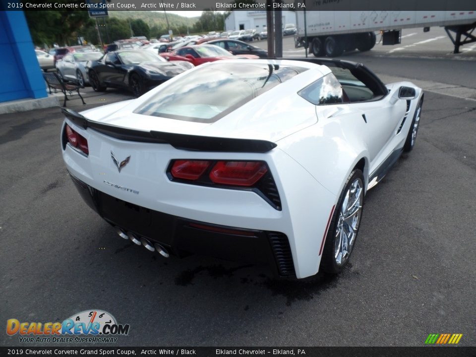 2019 Chevrolet Corvette Grand Sport Coupe Arctic White / Black Photo #16