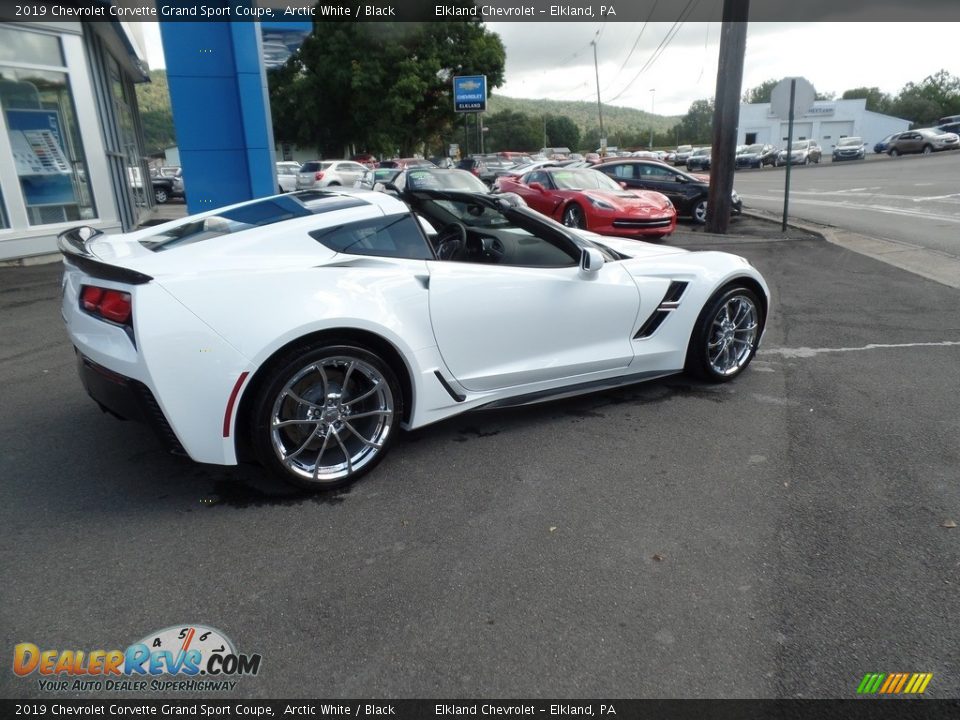 2019 Chevrolet Corvette Grand Sport Coupe Arctic White / Black Photo #17