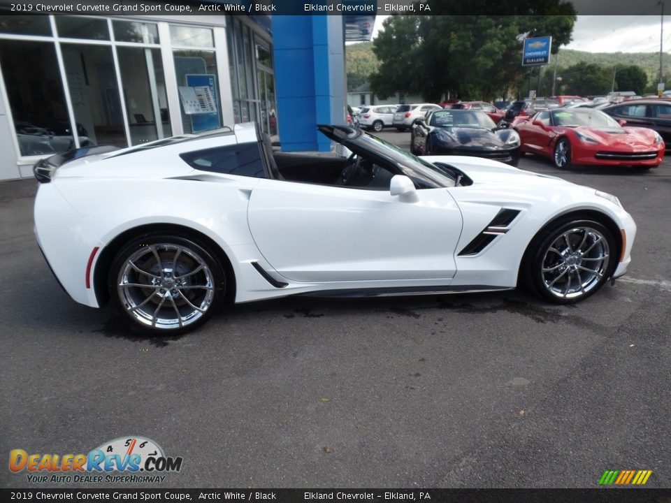 2019 Chevrolet Corvette Grand Sport Coupe Arctic White / Black Photo #18