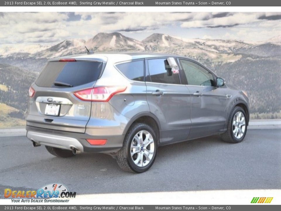 2013 Ford Escape SEL 2.0L EcoBoost 4WD Sterling Gray Metallic / Charcoal Black Photo #3
