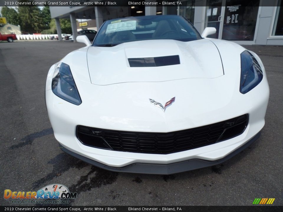 2019 Chevrolet Corvette Grand Sport Coupe Arctic White / Black Photo #19