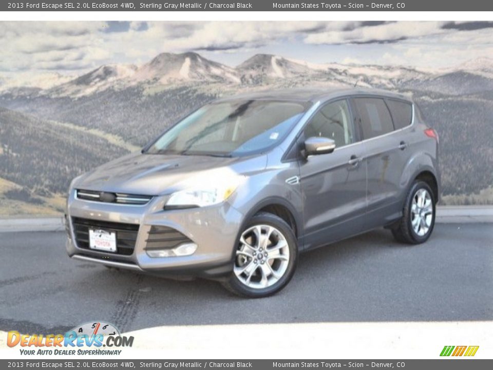 2013 Ford Escape SEL 2.0L EcoBoost 4WD Sterling Gray Metallic / Charcoal Black Photo #5
