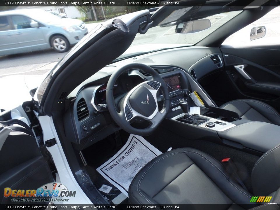 2019 Chevrolet Corvette Grand Sport Coupe Arctic White / Black Photo #21