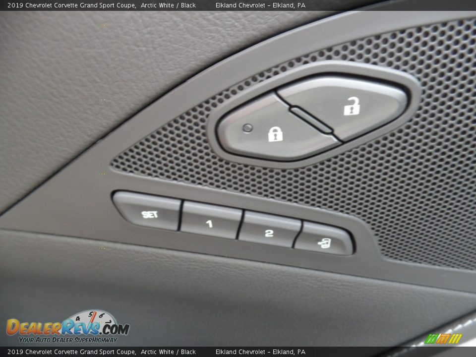 2019 Chevrolet Corvette Grand Sport Coupe Arctic White / Black Photo #22
