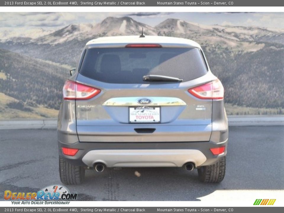 2013 Ford Escape SEL 2.0L EcoBoost 4WD Sterling Gray Metallic / Charcoal Black Photo #9