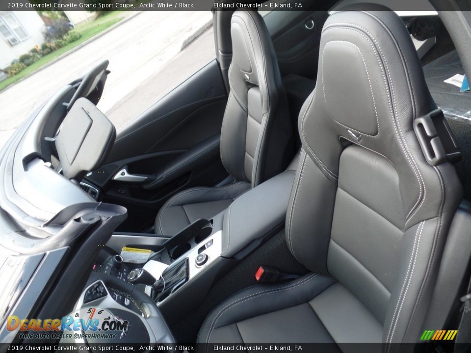 2019 Chevrolet Corvette Grand Sport Coupe Arctic White / Black Photo #27