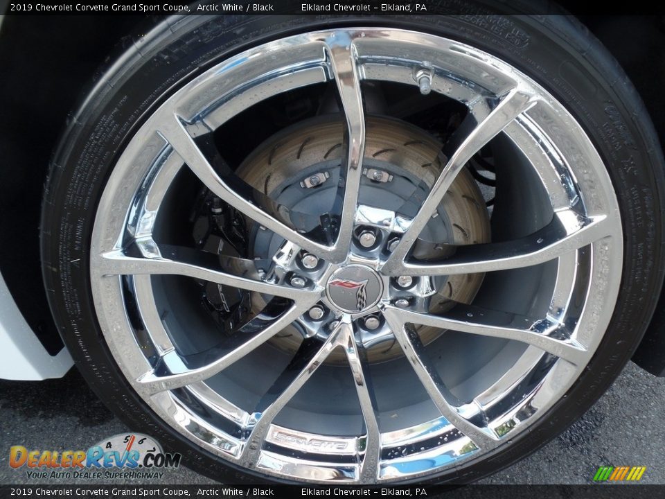 2019 Chevrolet Corvette Grand Sport Coupe Arctic White / Black Photo #28