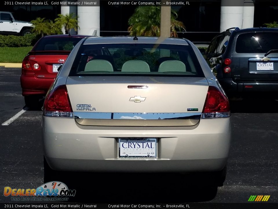 2011 Chevrolet Impala LS Gold Mist Metallic / Neutral Photo #4