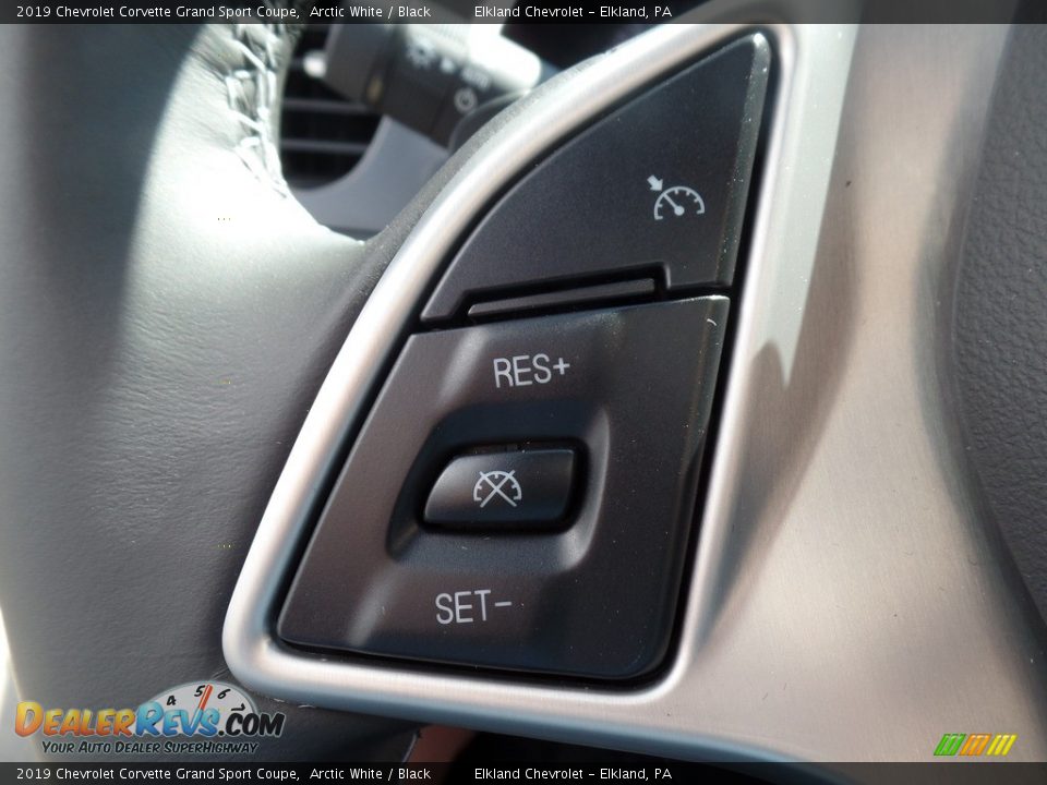 2019 Chevrolet Corvette Grand Sport Coupe Arctic White / Black Photo #32