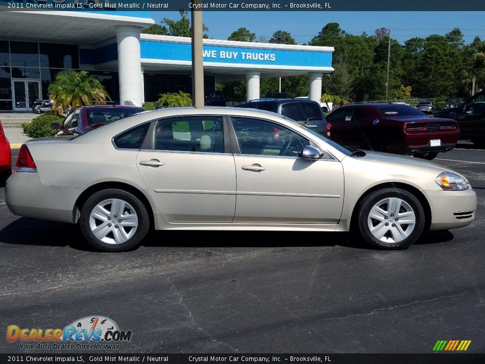 2011 Chevrolet Impala LS Gold Mist Metallic / Neutral Photo #6