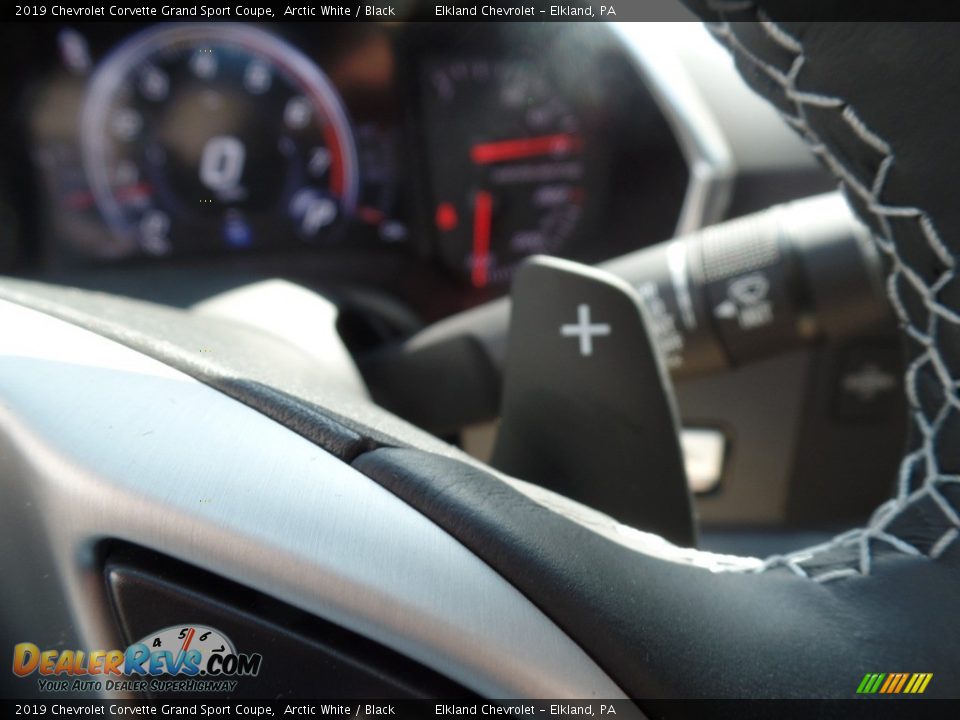 2019 Chevrolet Corvette Grand Sport Coupe Arctic White / Black Photo #34