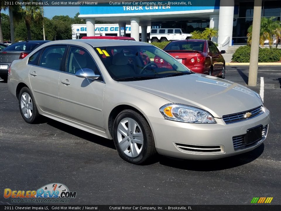 2011 Chevrolet Impala LS Gold Mist Metallic / Neutral Photo #7