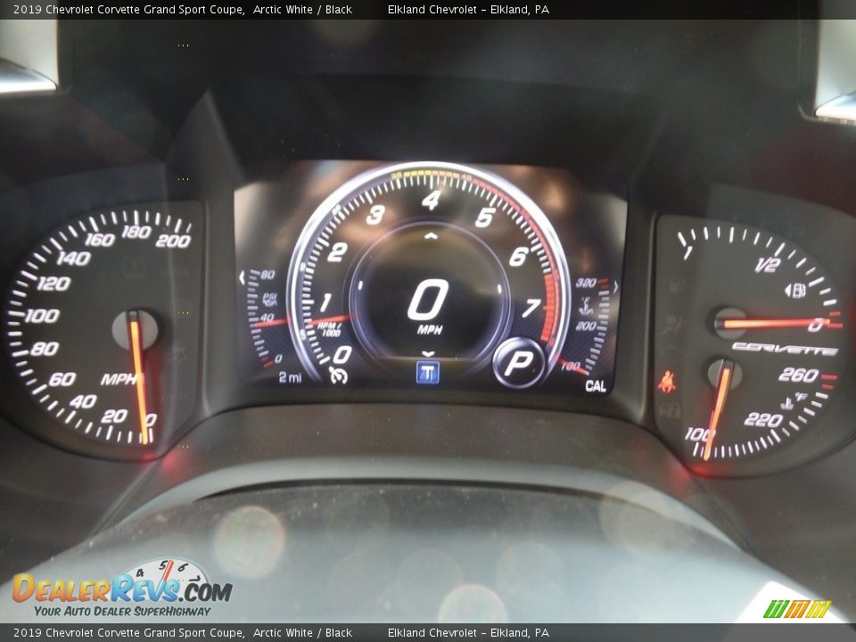 2019 Chevrolet Corvette Grand Sport Coupe Arctic White / Black Photo #36