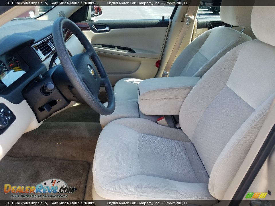 2011 Chevrolet Impala LS Gold Mist Metallic / Neutral Photo #9