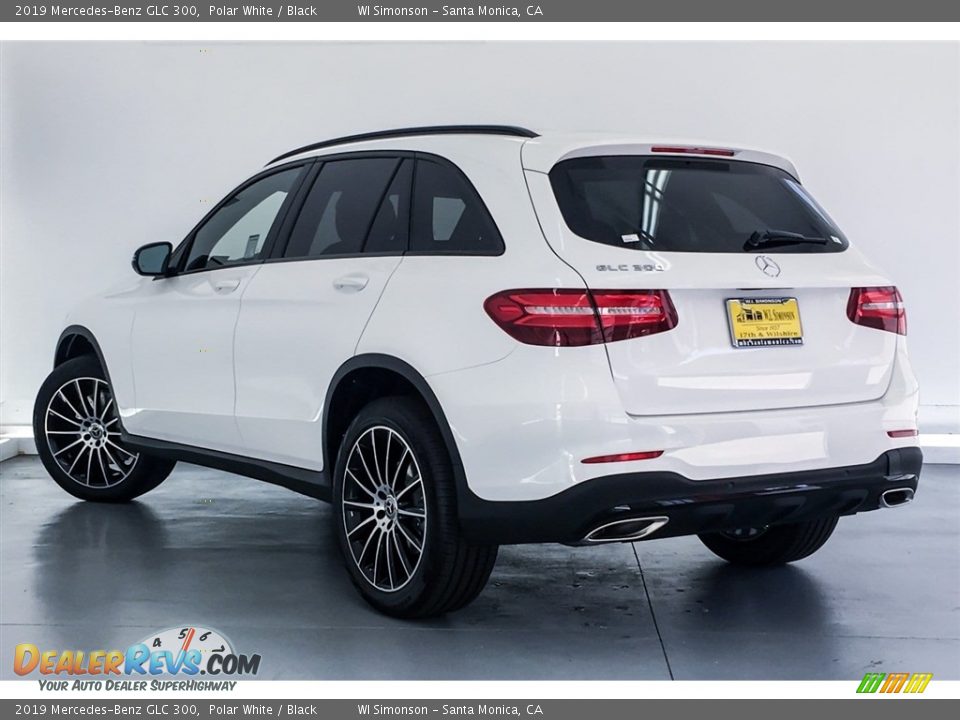 2019 Mercedes-Benz GLC 300 Polar White / Black Photo #2