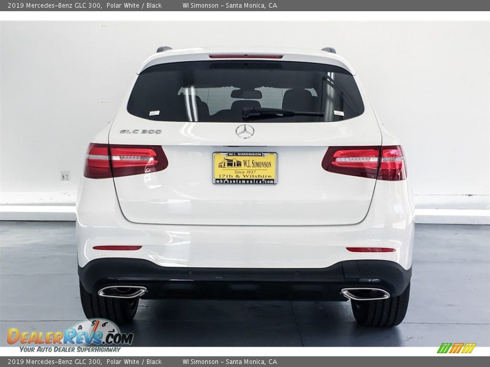 2019 Mercedes-Benz GLC 300 Polar White / Black Photo #3