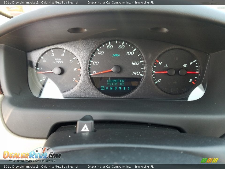 2011 Chevrolet Impala LS Gold Mist Metallic / Neutral Photo #14