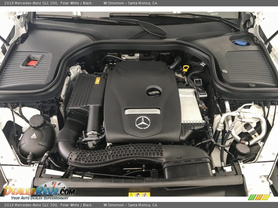 2019 Mercedes-Benz GLC 300 Polar White / Black Photo #8