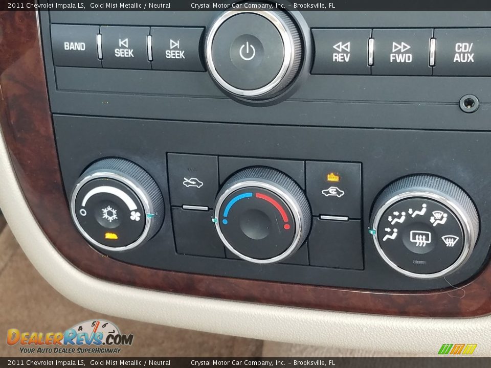 2011 Chevrolet Impala LS Gold Mist Metallic / Neutral Photo #16
