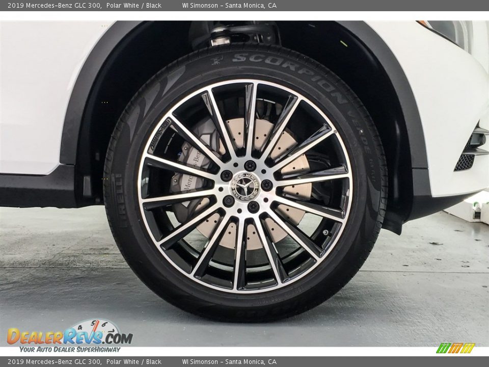 2019 Mercedes-Benz GLC 300 Polar White / Black Photo #9